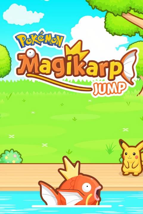 Pokemon: Magikarp Jump Tag Page over Art