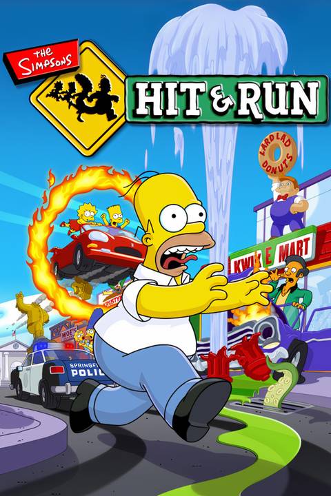 The Simpsons: Hit & Run Tag Page Cover Art