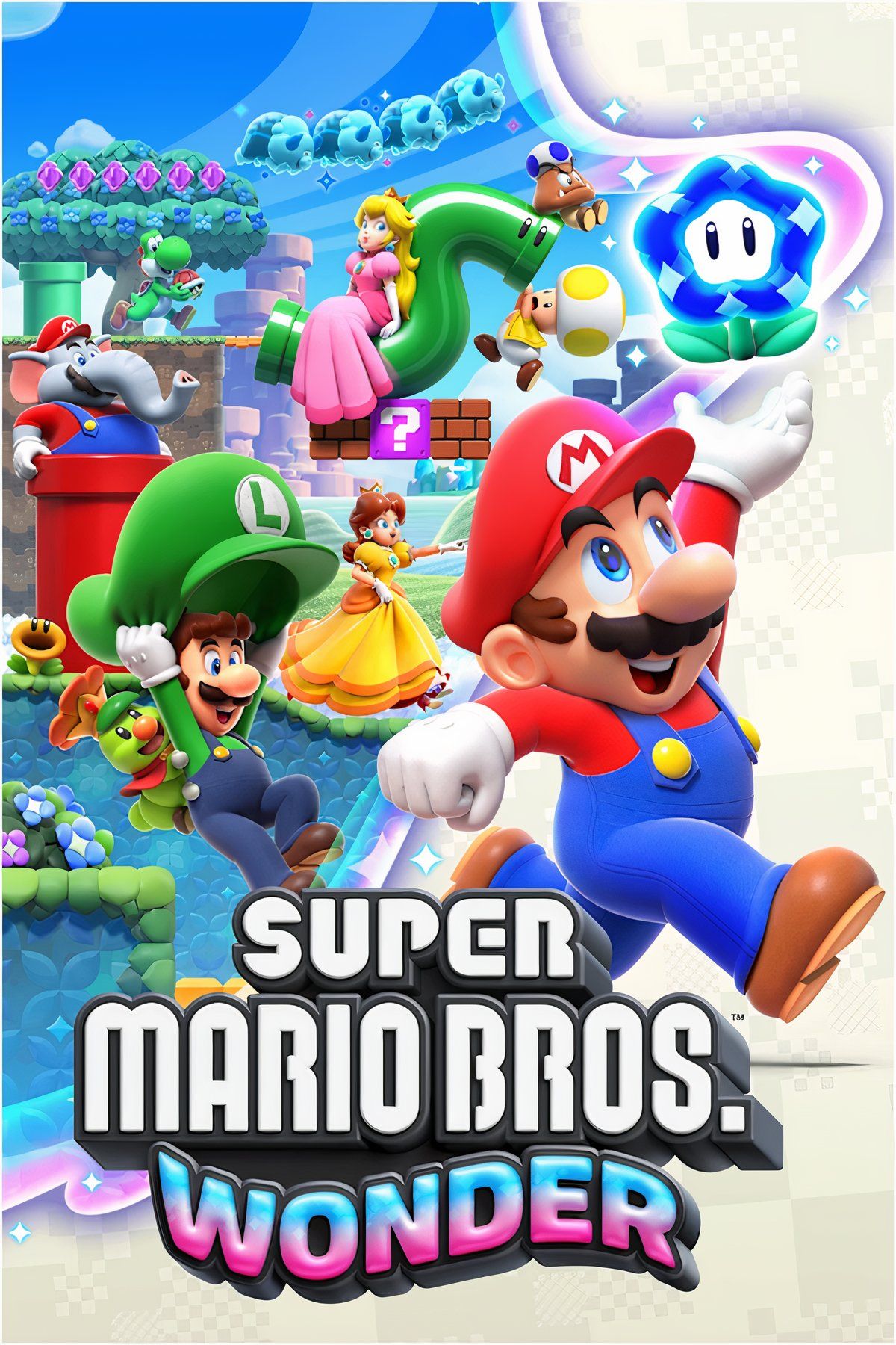 Super Mario Bros. Wonder Tag Page Cover Art