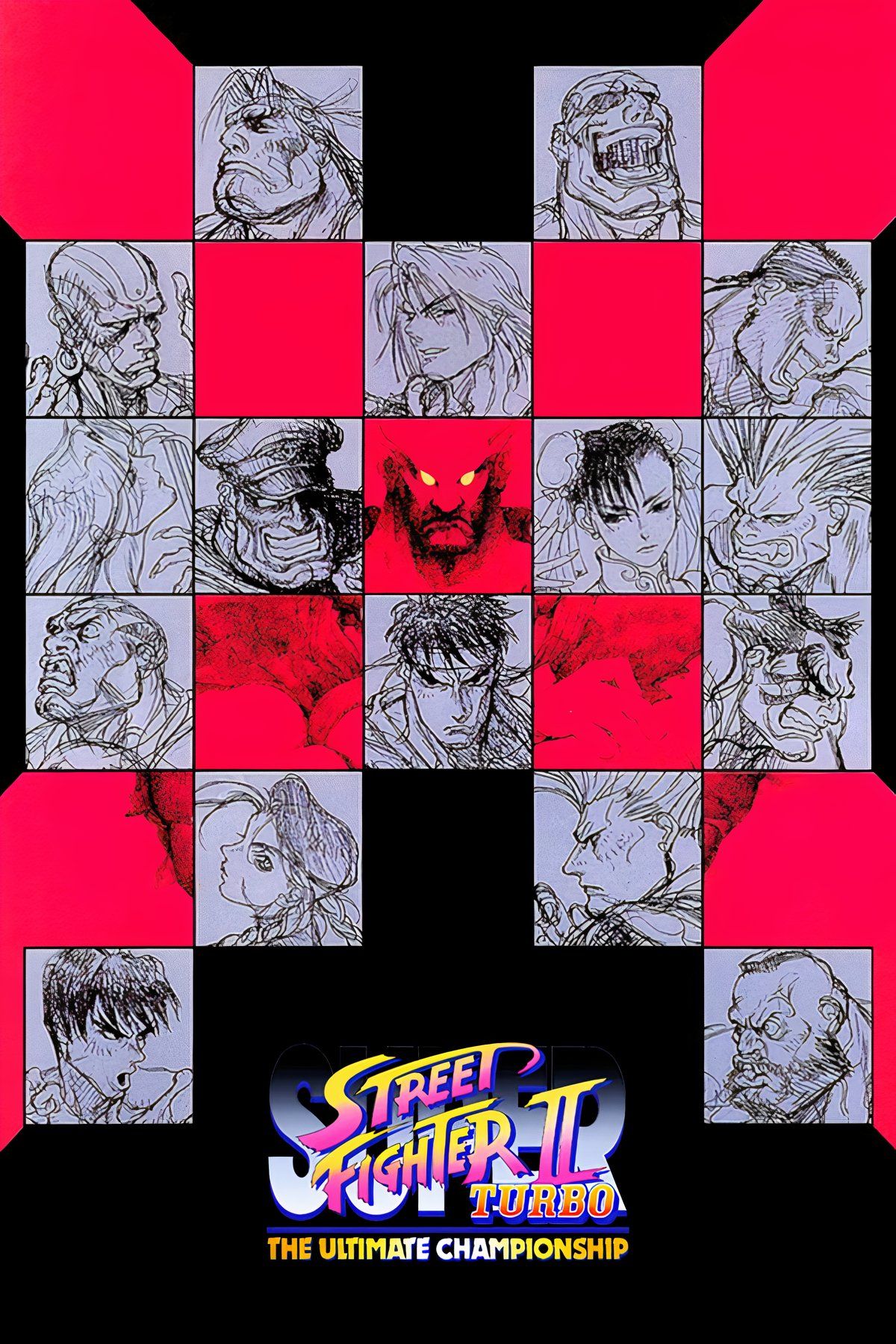 Super Street Fighter 2 Turbo Tag Page Cover Art