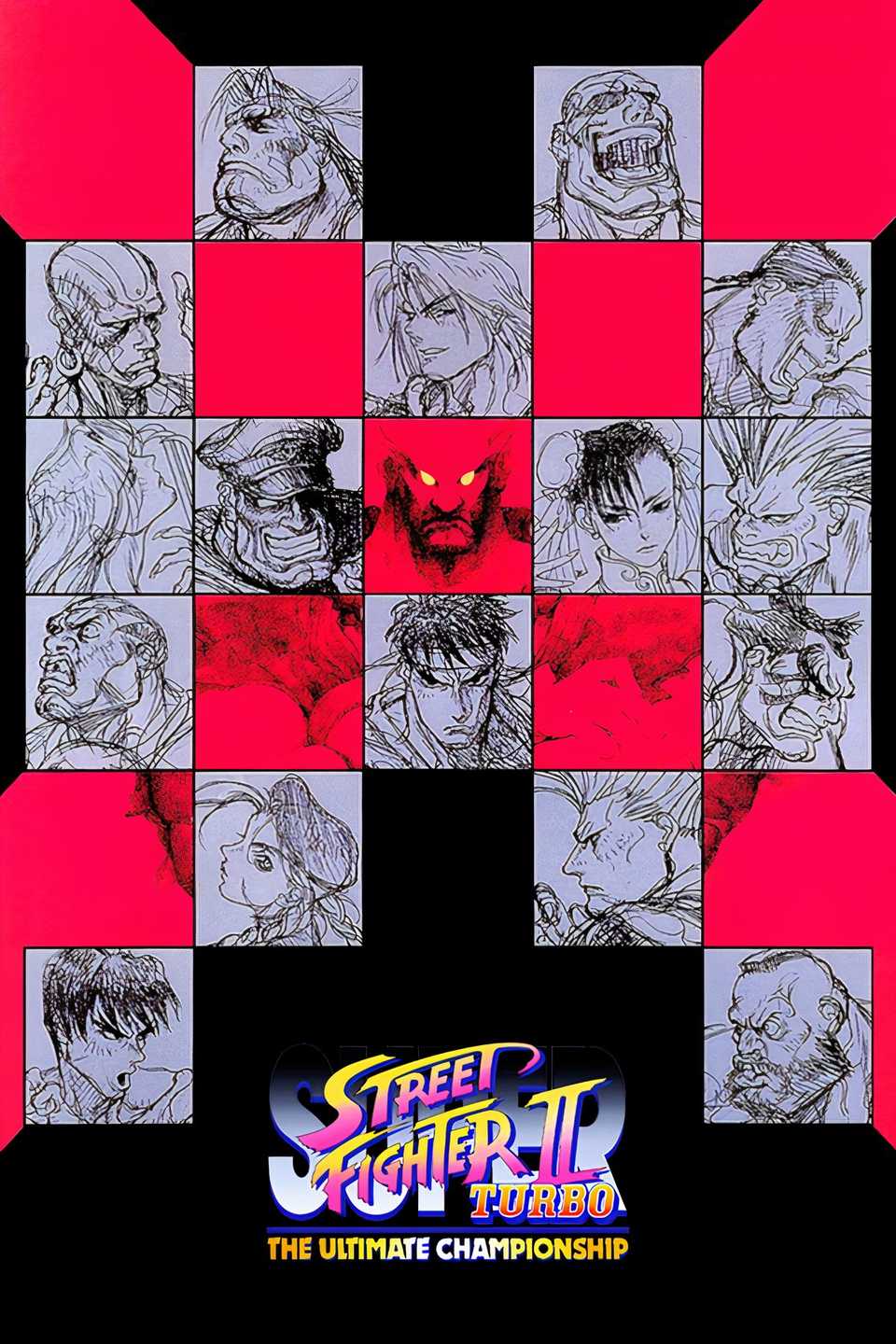 Super Street Fighter 2 Turbo Tag Page Cover Art