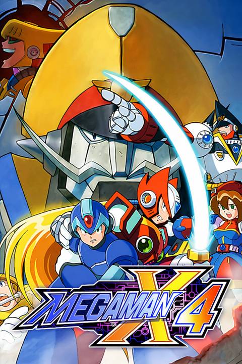 Mega Man X4 Tag Page Cover Art