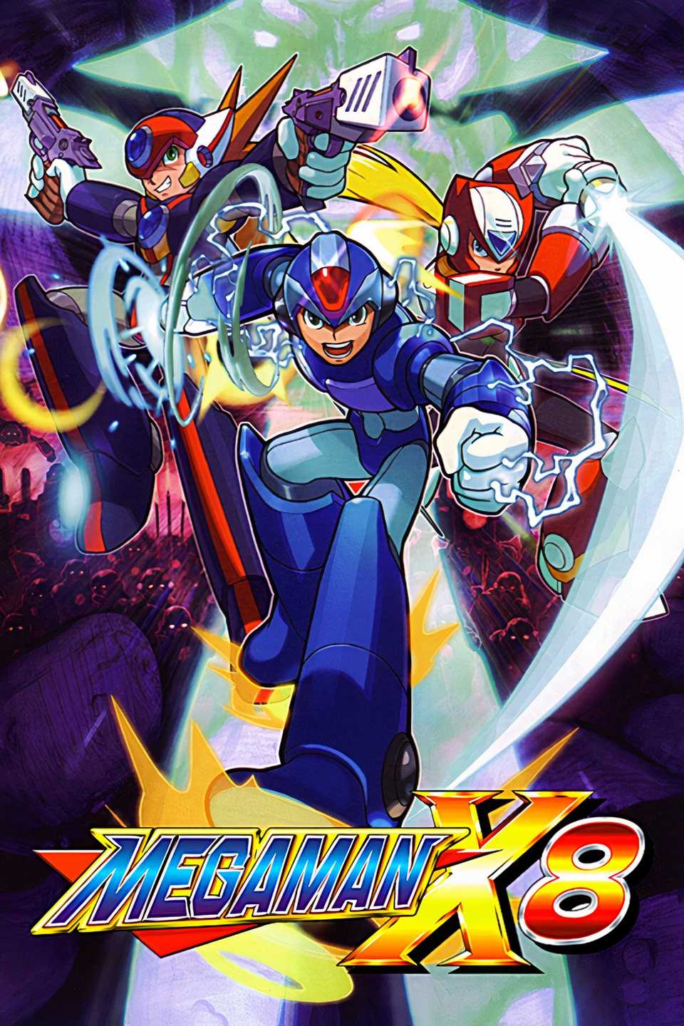 Mega Man X8 Tag Page Cover Art