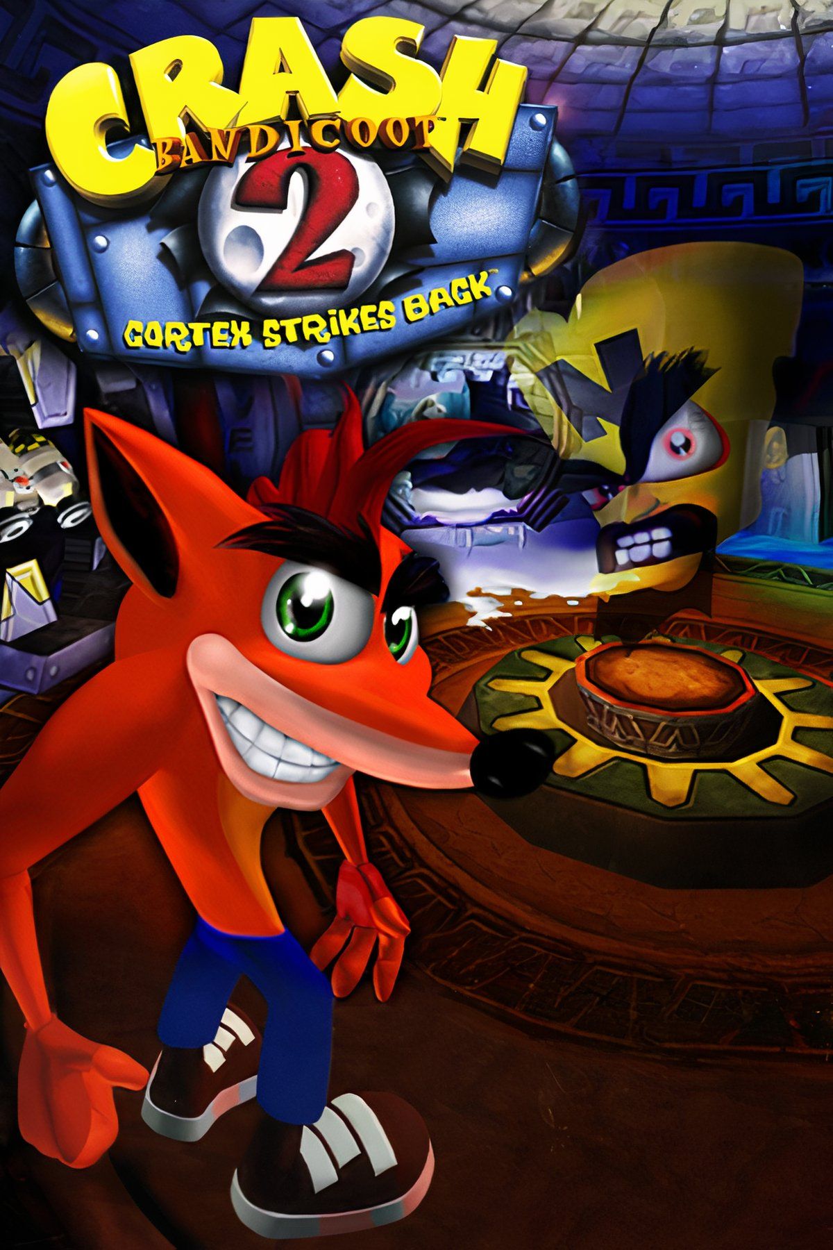 Crash Bandicoot 2: Cortex Strikes Back Tag Page Cover Art