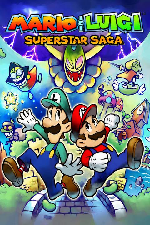 Mario & Luigi: Superstar Saga Tag Page Cover Art