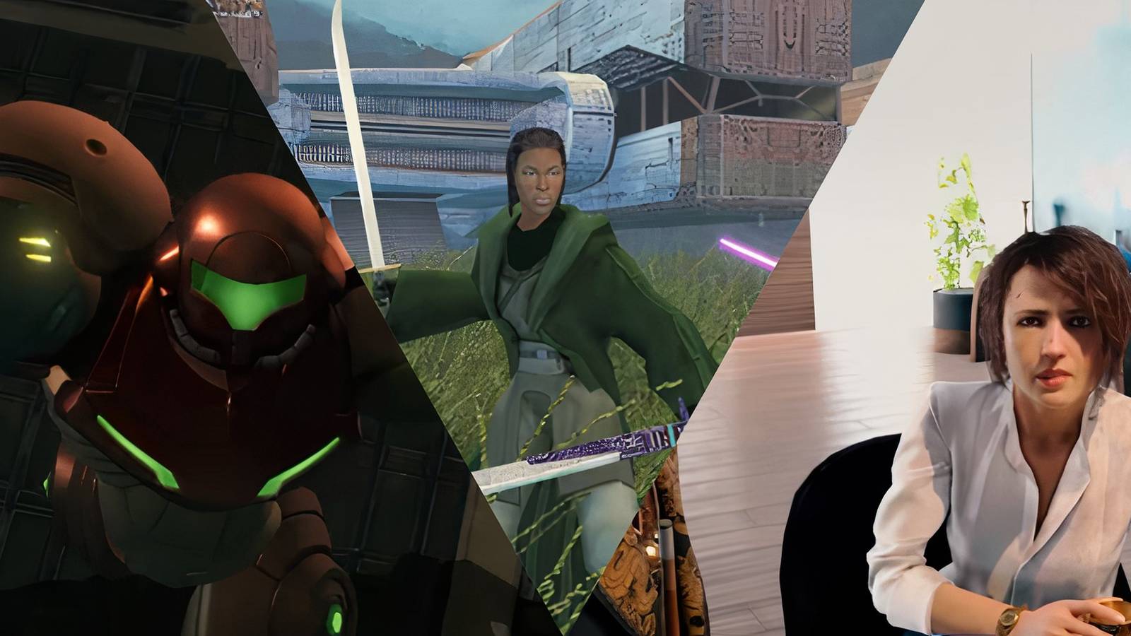 collage of 3 video game sequels