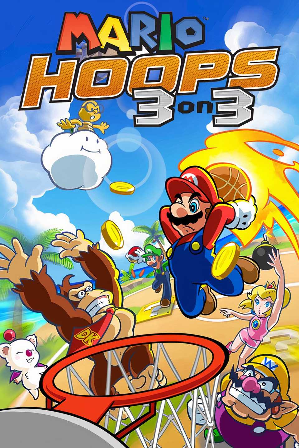 Mario Hoops 3-on-3 Tag Page Cover Art
