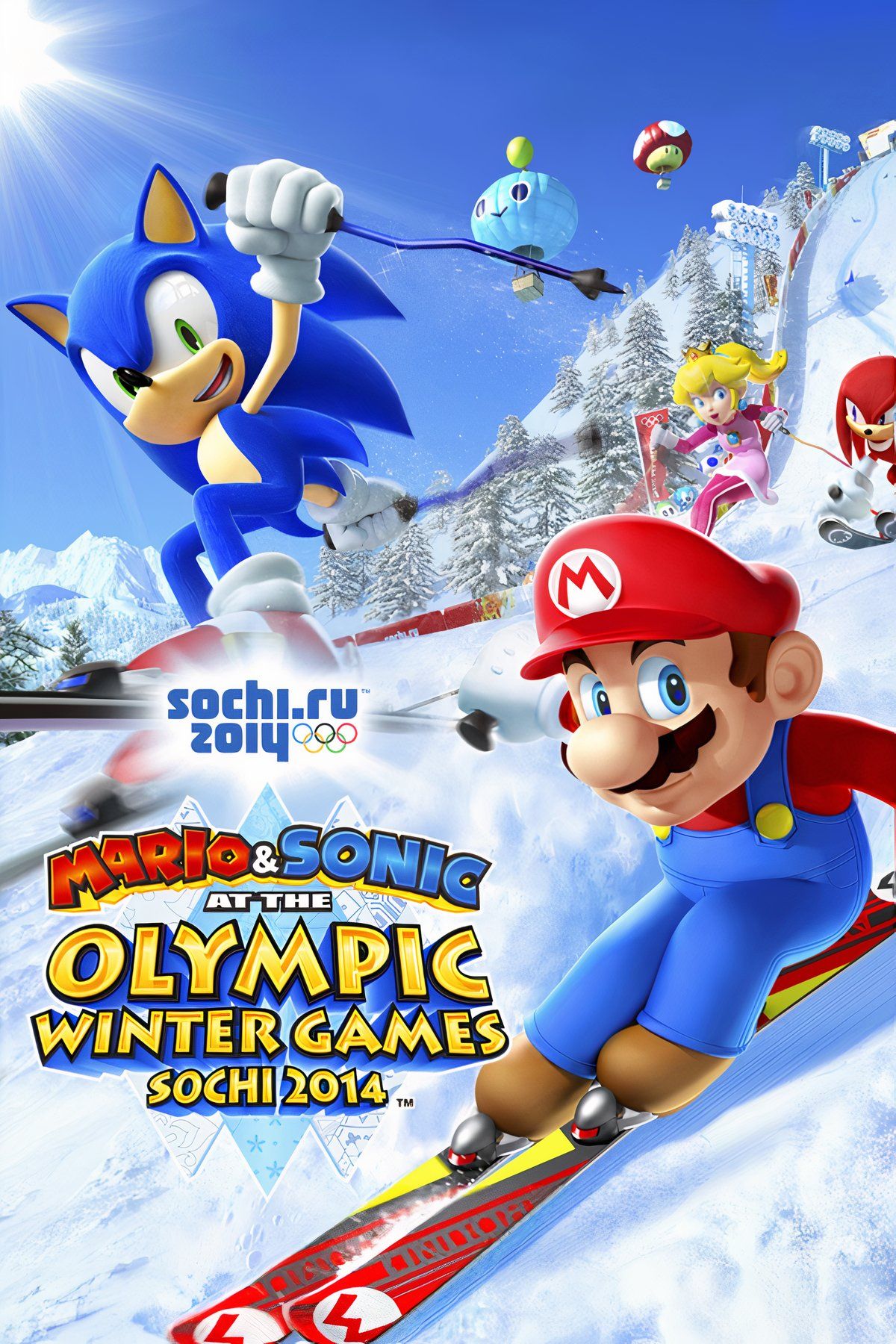 Mario & Sonic at the Sochi 2014 Olympic Winter Games Tag Page Cover Art