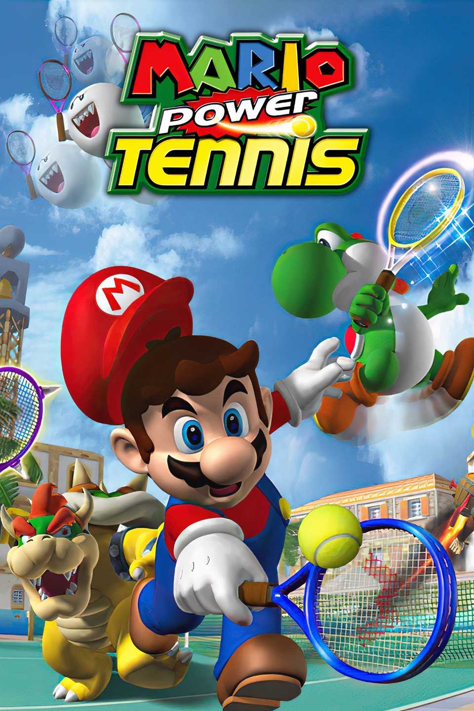 Mario Power Tennis Tag Page Cover Art