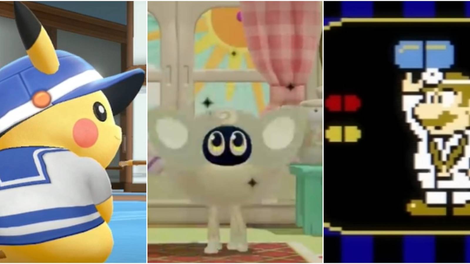 Pikachu, Labo, Dr. Mario