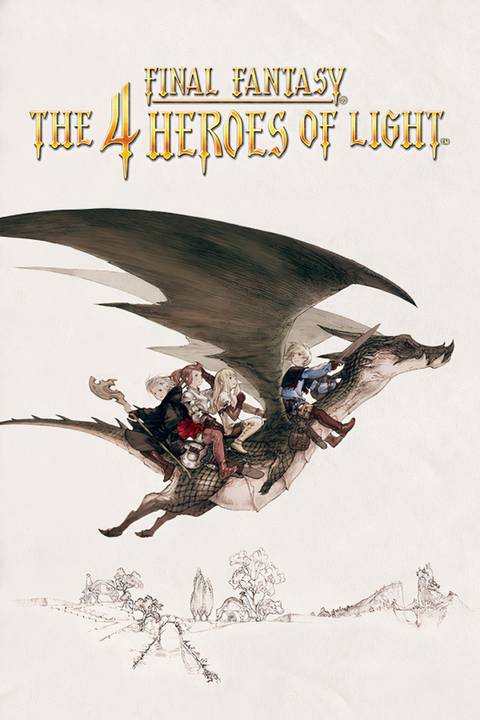 Final Fantasy: The 4 Heroes of Light Tag Page Cover Art