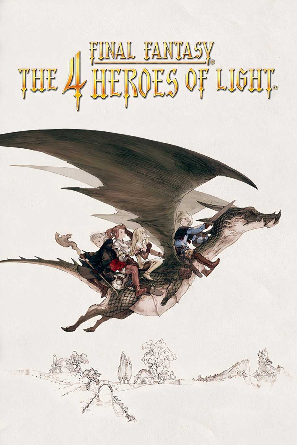 Final Fantasy: The 4 Heroes of Light Tag Page Cover Art