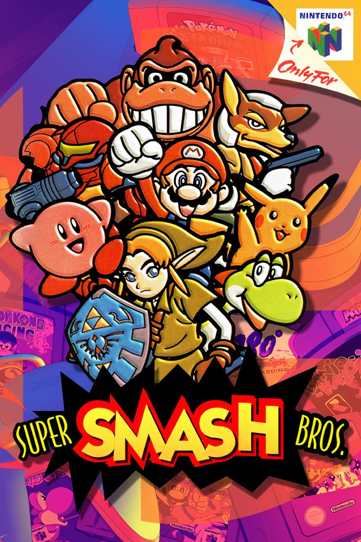 Super Smash Bros. Tag Page Cover Art