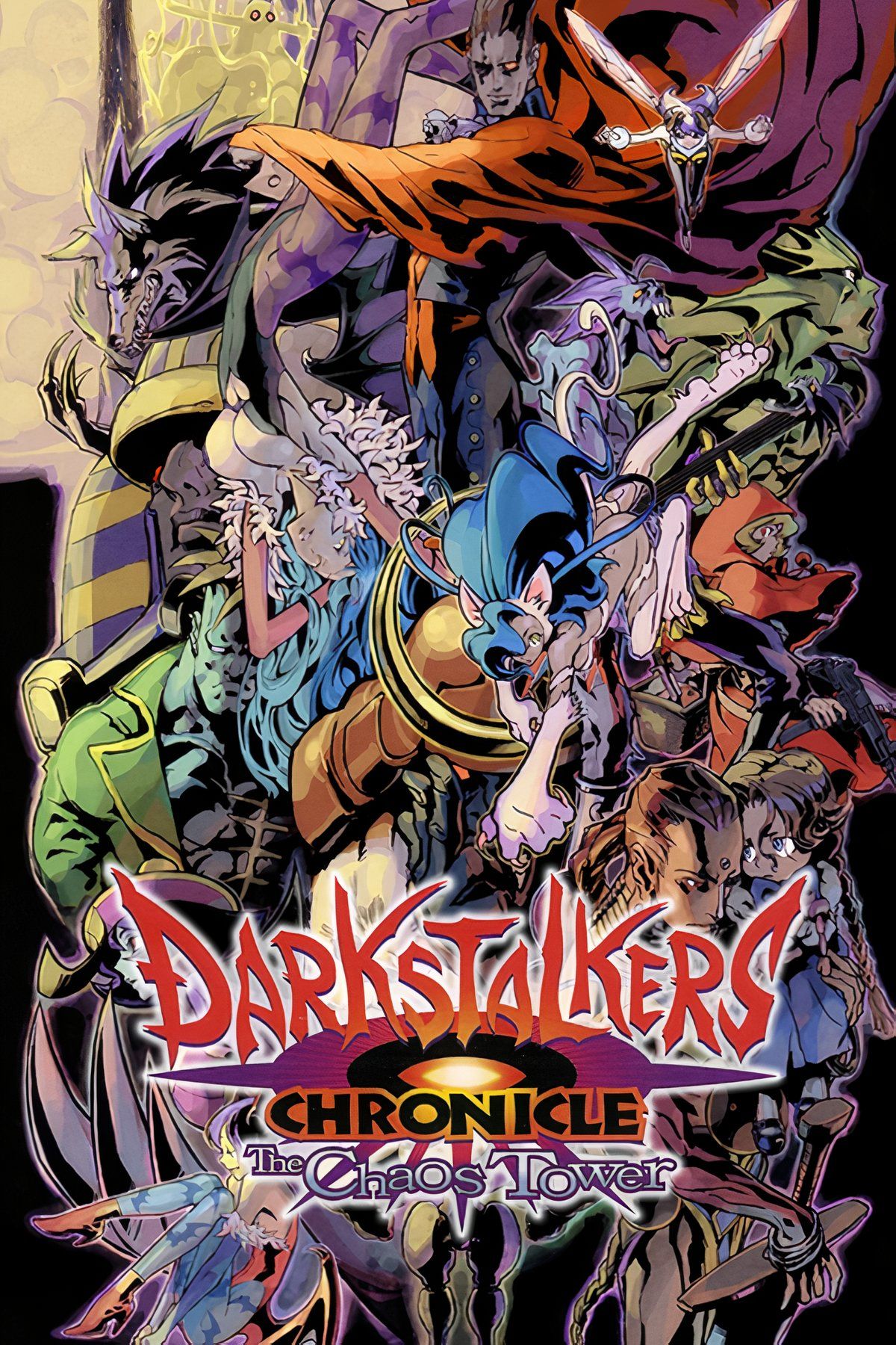 Darkstalkers Chronicle: The Chaos Tower Tag Page Cover Art