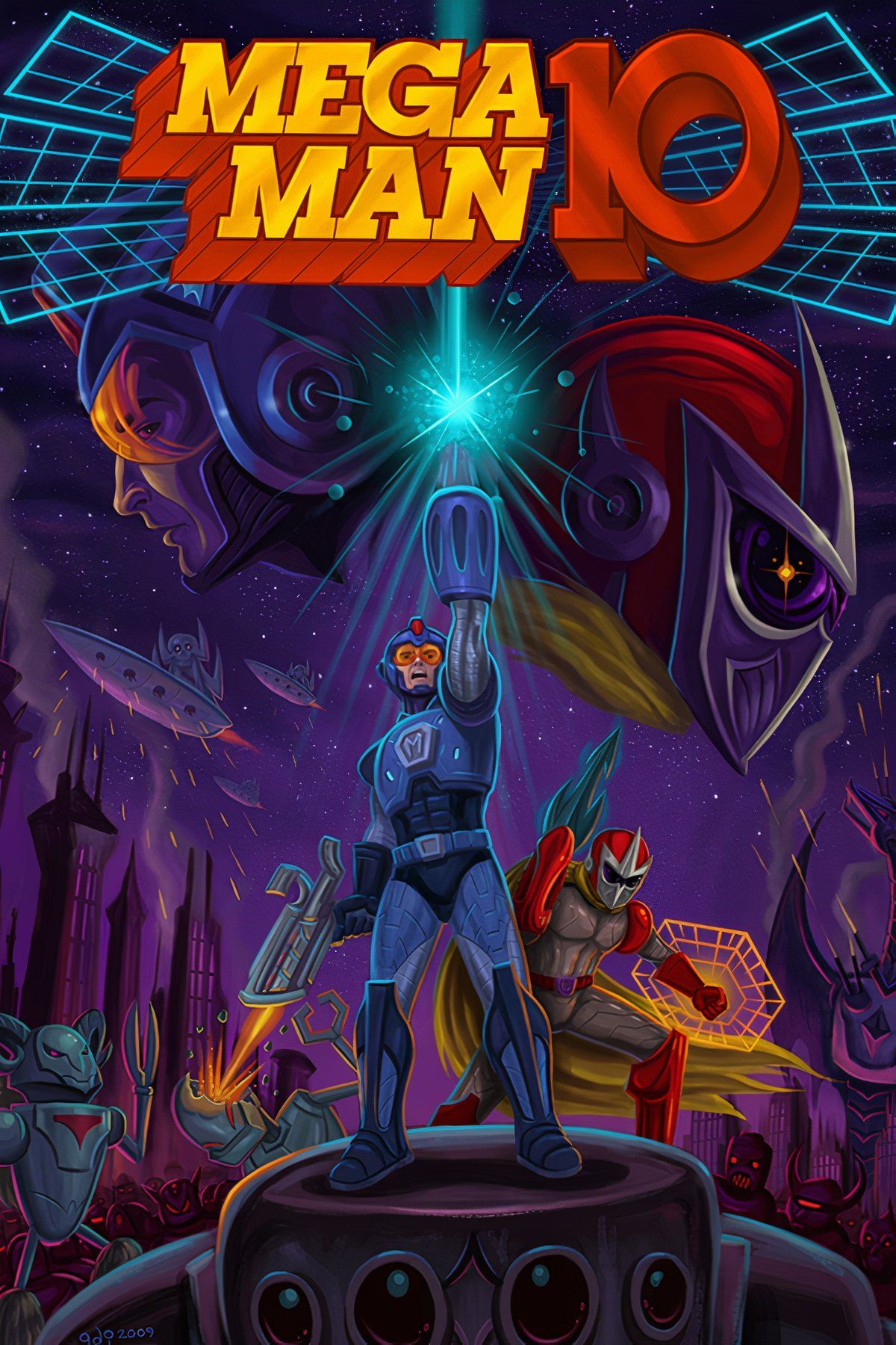 Mega Man 10 Tag Page Cover Art