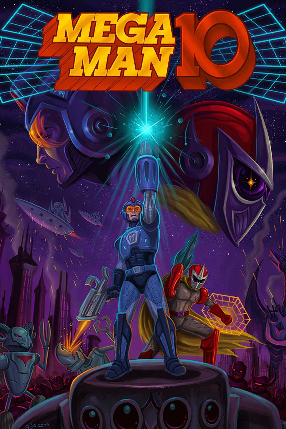 Mega Man 10 Tag Page Cover Art