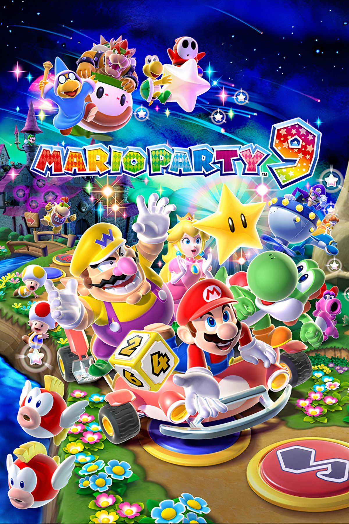 Mario Party 9 Tag Page Cover Art