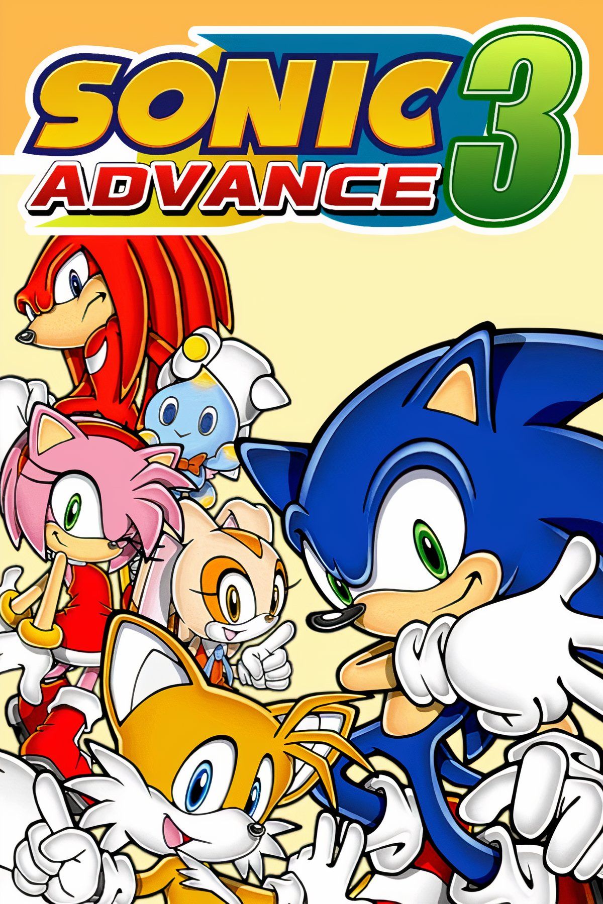 Sonic Advance 3 Tag Page Cover Art