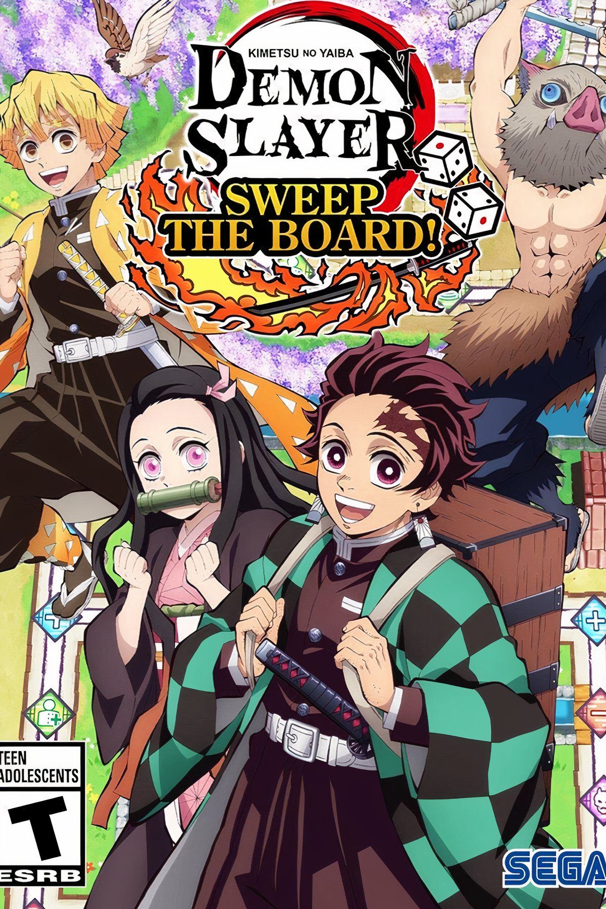 Demon Slayer -Kimetsu no Yaiba- Sweep the Board! Tag Page Cover Art