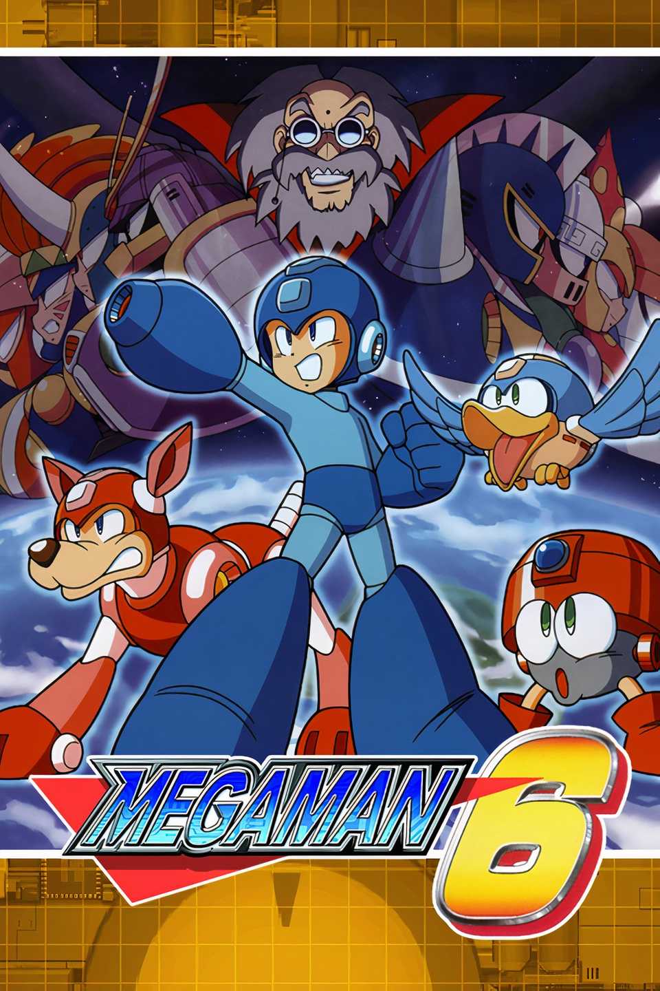 Mega Man 6 Tag Page Cover Art