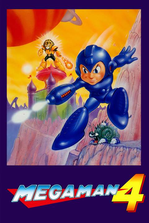 Mega Man 4 Tag Page Cover Art