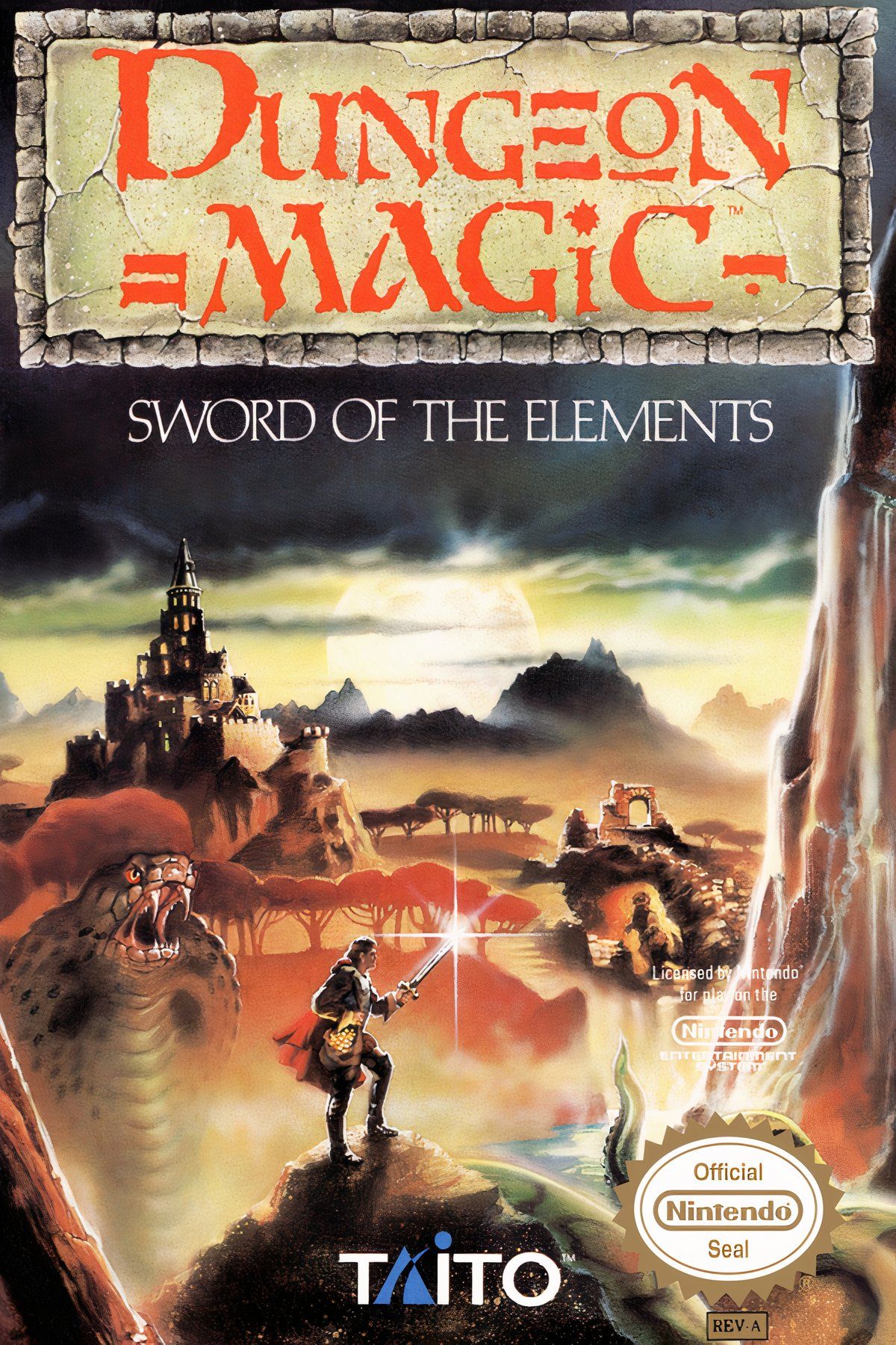 Dungeon Magic: Sword of the Elements Tag Page Cover Art