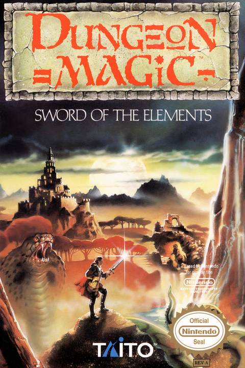 Dungeon Magic: Sword of the Elements Tag Page Cover Art