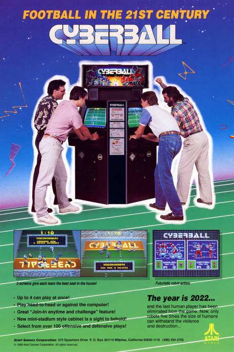 Cyberball 2072 Tag Page Cover Art