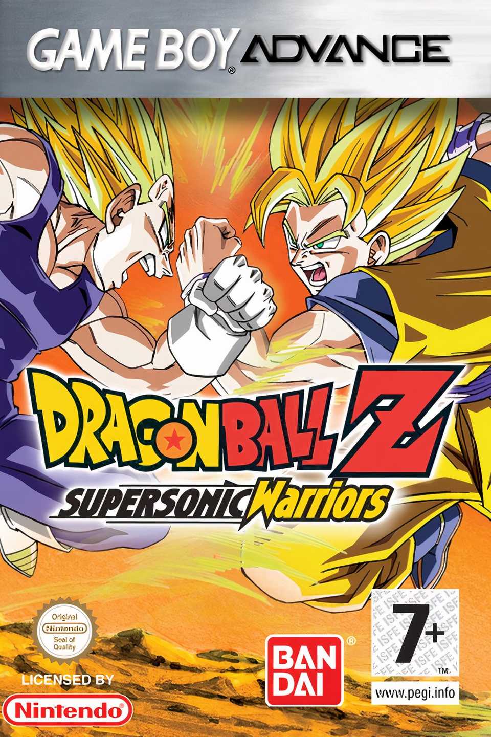 Dragon Ball Z: Supersonic Warriors Tag Page Cover Art