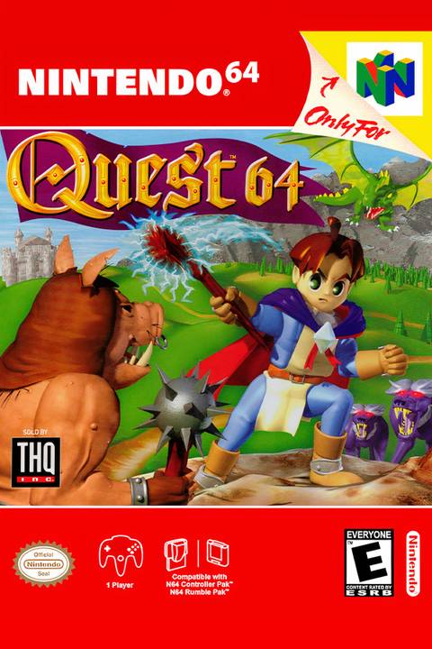 Quest 64 Tag Page Cover Art