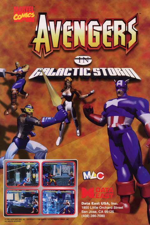 Avengers in Galactic Storm Tag Page Cover Art