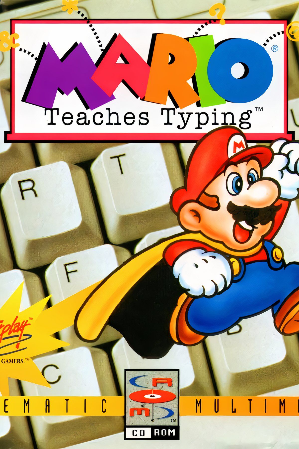 Mario Teaches Typing Tag Page Cover Art