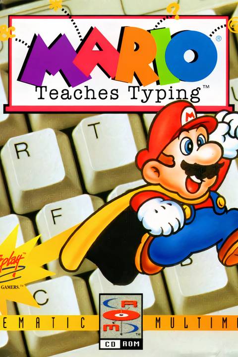 Mario Teaches Typing Tag Page Cover Art