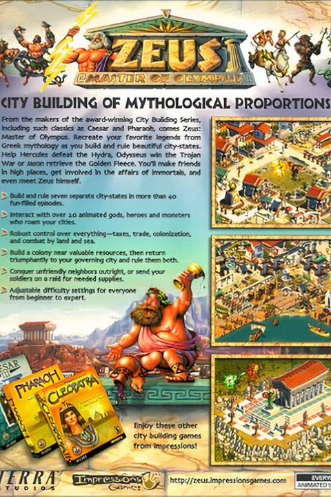 Zeus: Master Of Olympus Tag Page Cover Art