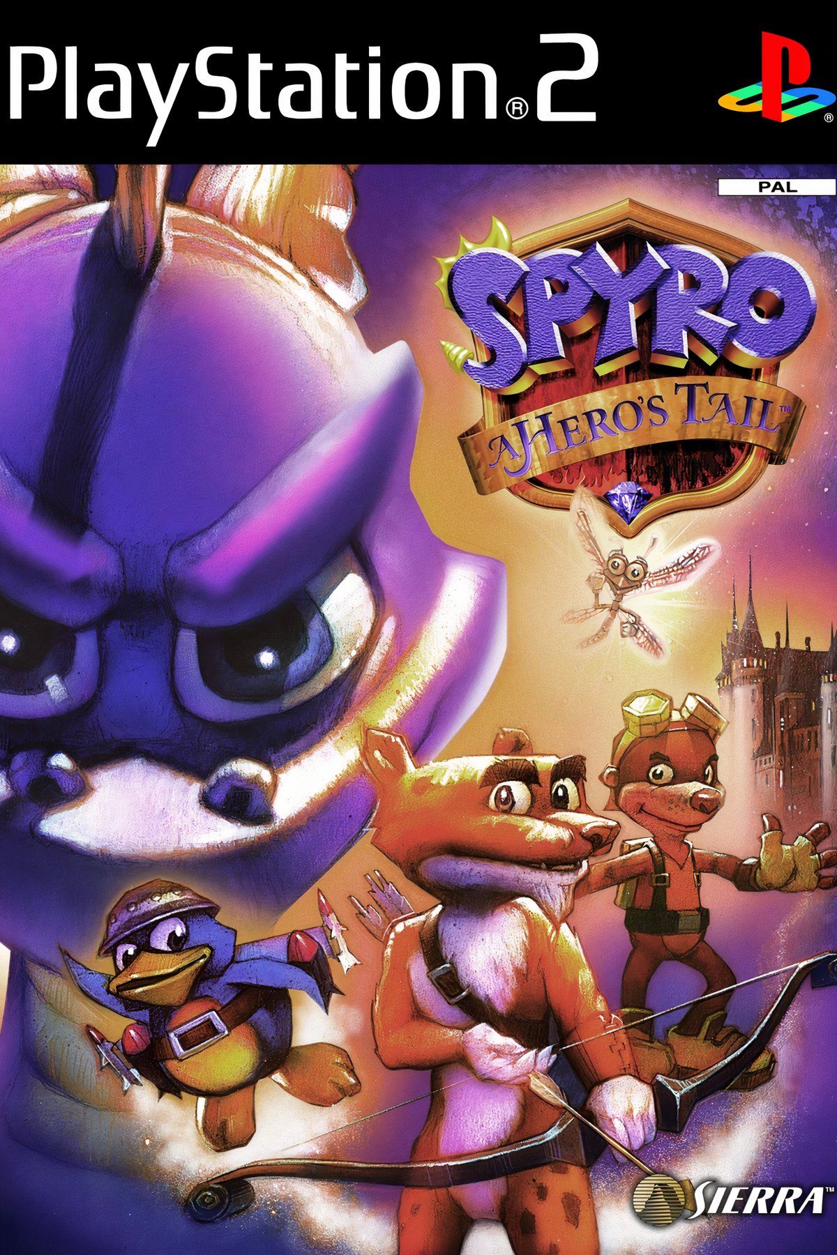 Spyro: A Hero's Tail Tag Page Cover Art