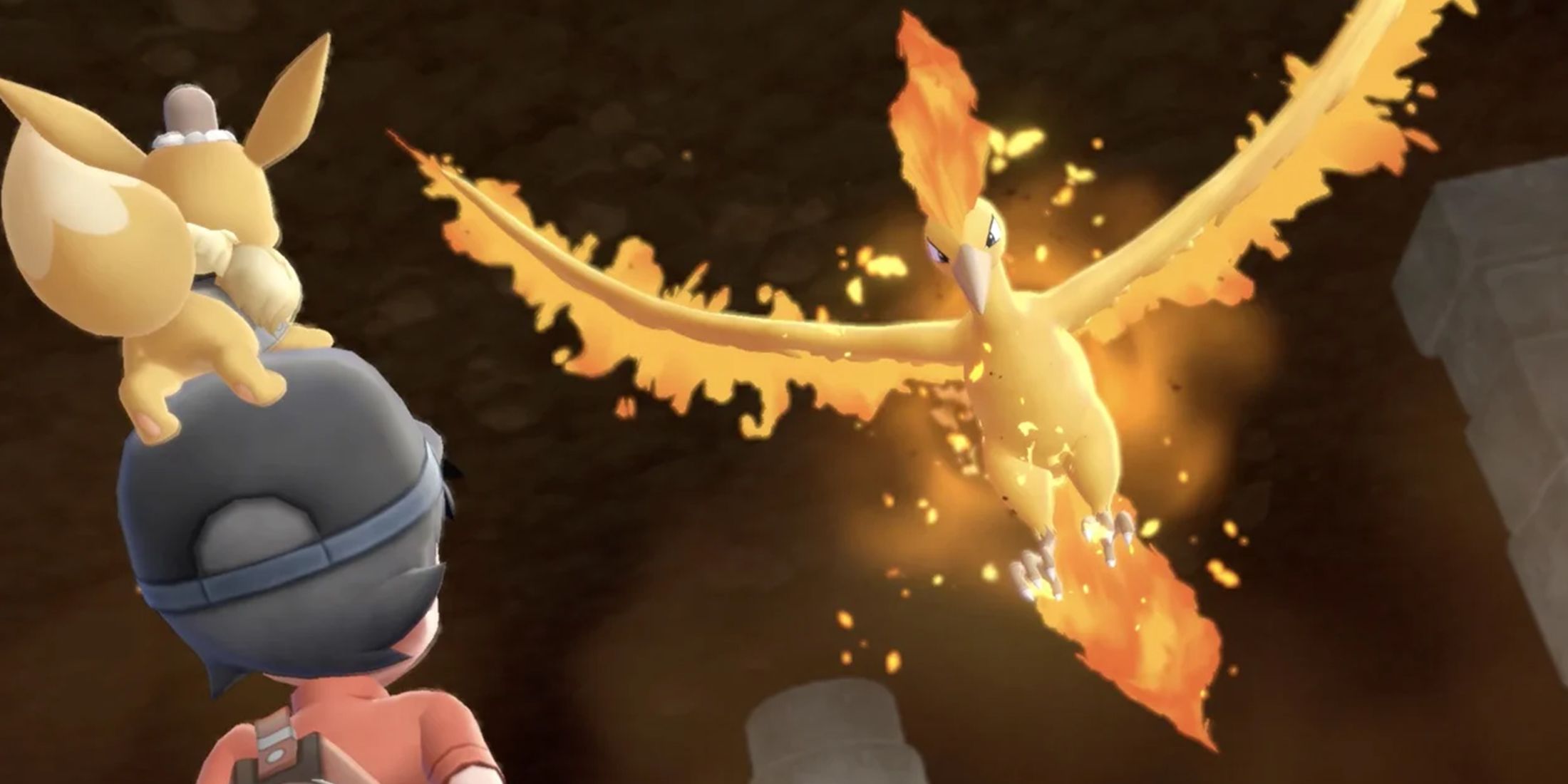 Moltres In Pokemon Let's Go Pikachu & Eevee