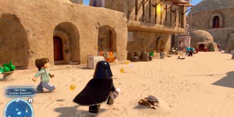 Image of the mos eisley datacard in Lego Star Wars The Skywalker Saga