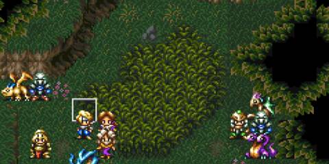 Moving on a battlefield in Bahamut Lagoon