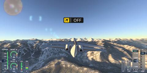 airplane hud in msfs 2024.