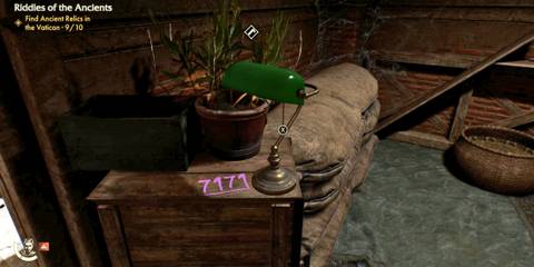 Museum Wing Storage Room Safe Code Vatican Indiana Jones and The Great Circle