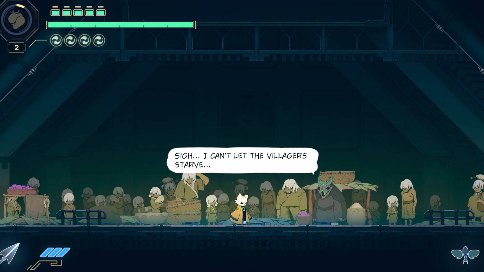 nine sols where to go after saving village