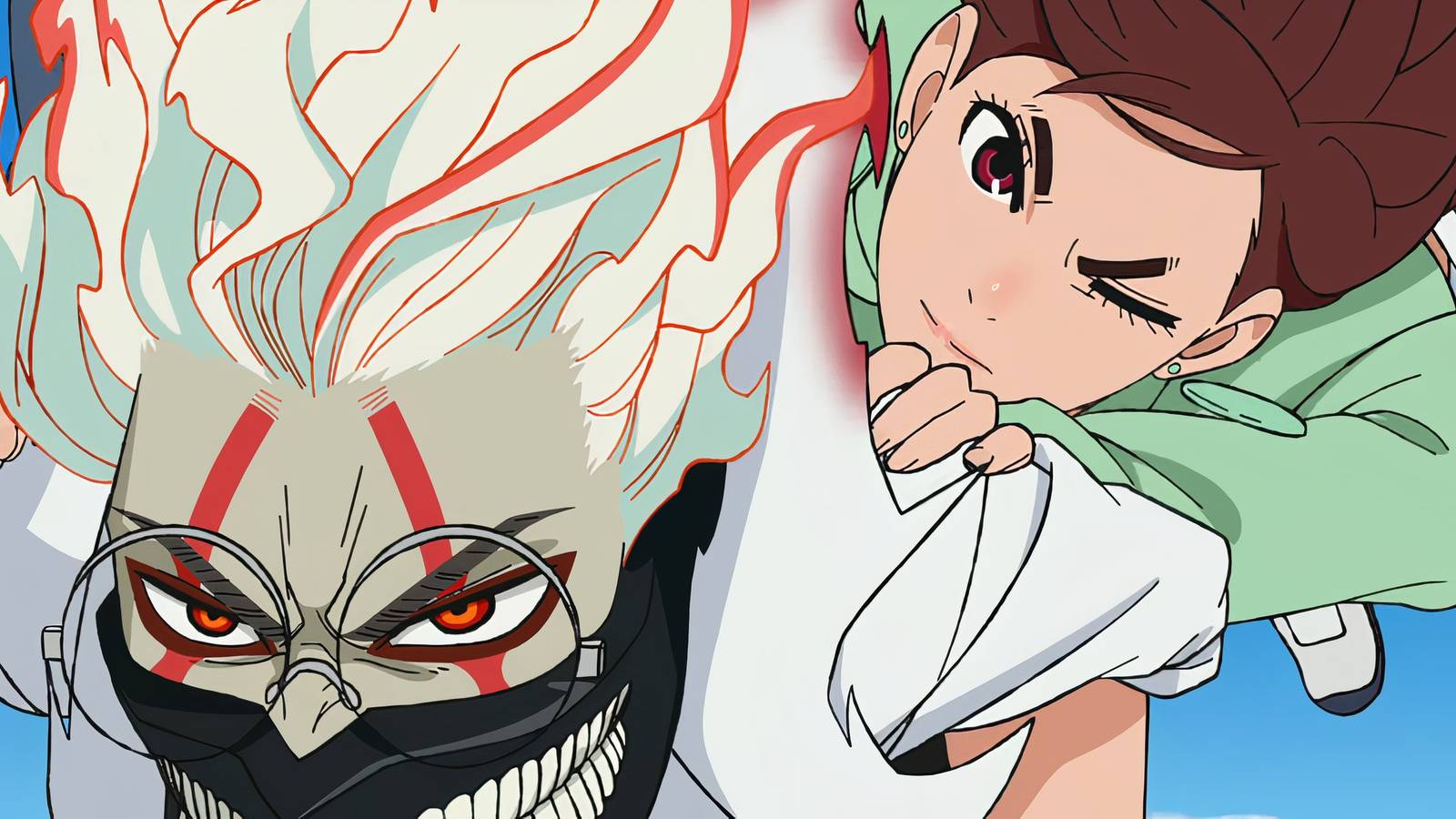 Okarun Carries Momo - Dandadan