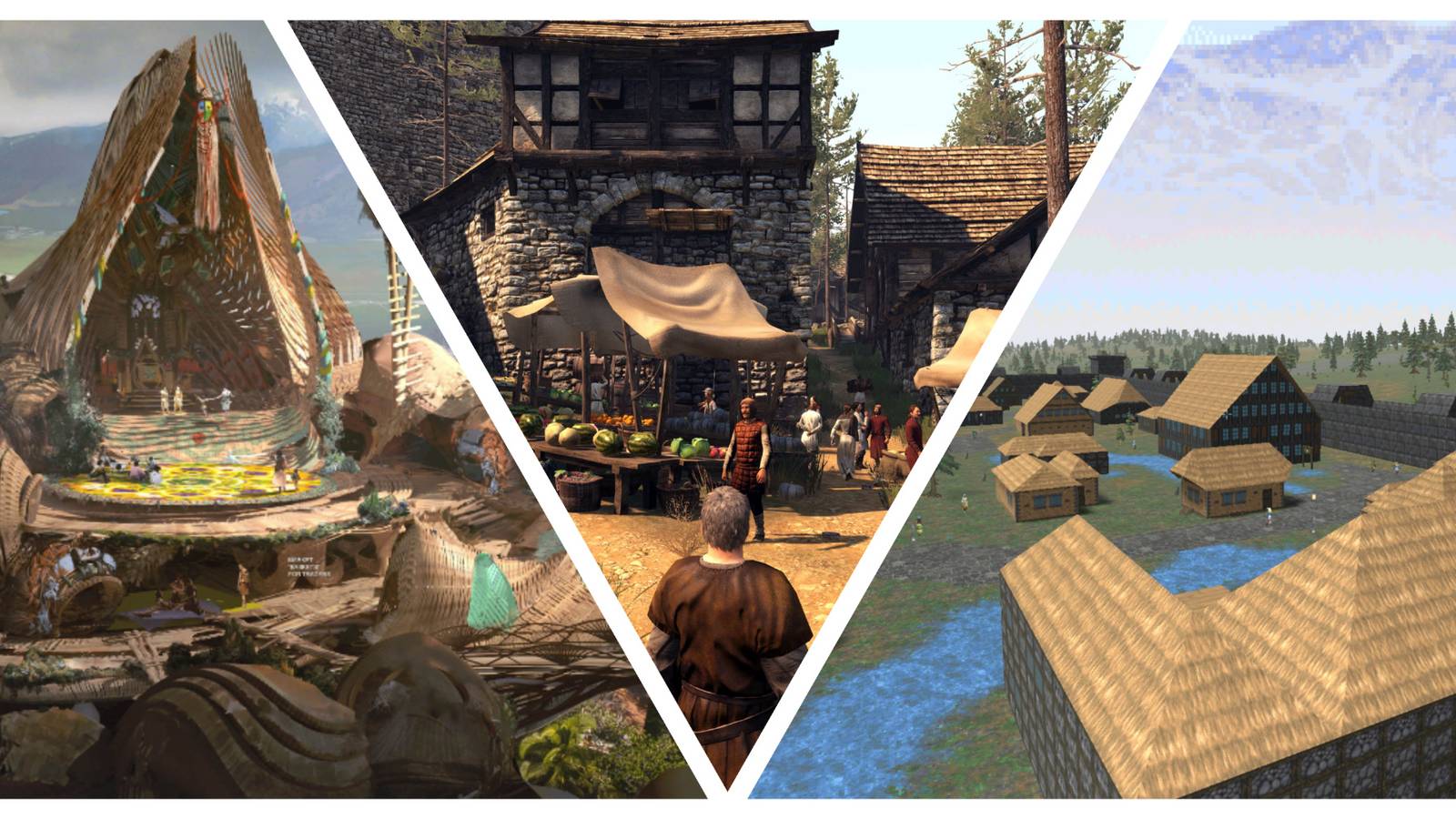 Open-World Games With The Most Cities And Towns, Ranked horizon forbidden west mount and blade daggerfall
