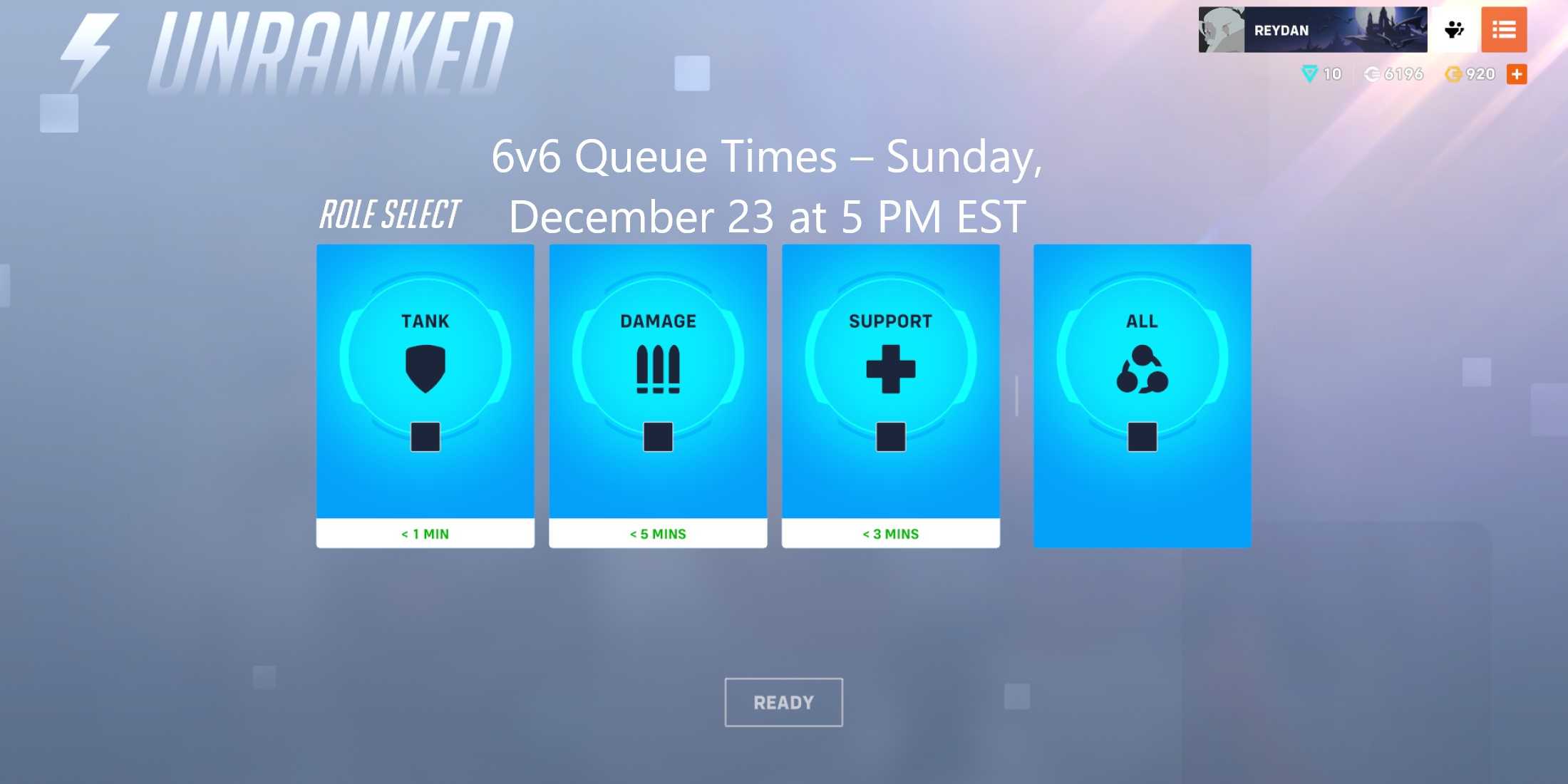 Overwatch Dynamic Queue Overwatch 2 6v6 Role Queue Times Are Proving to Be a Problem