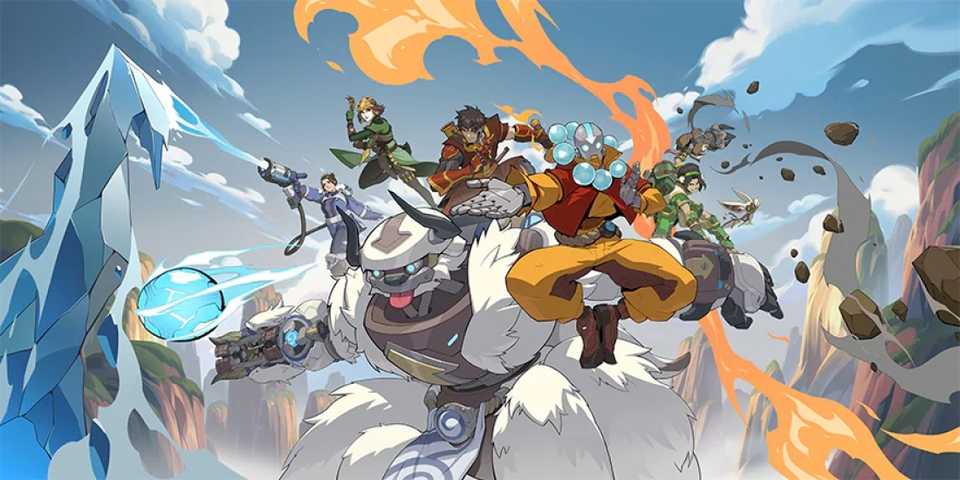 overwatch 2 avatar the last airbender collaboration key art