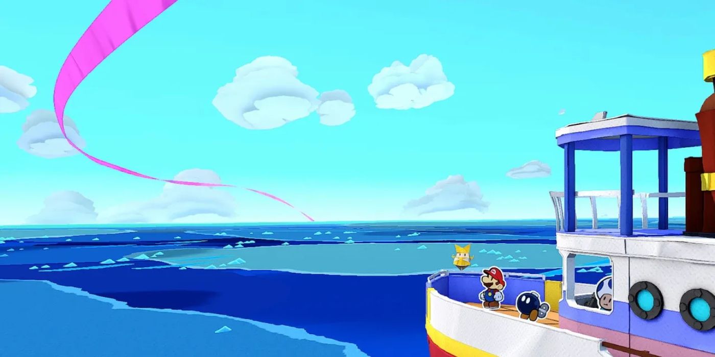 Paper Mario The Origami King Ship