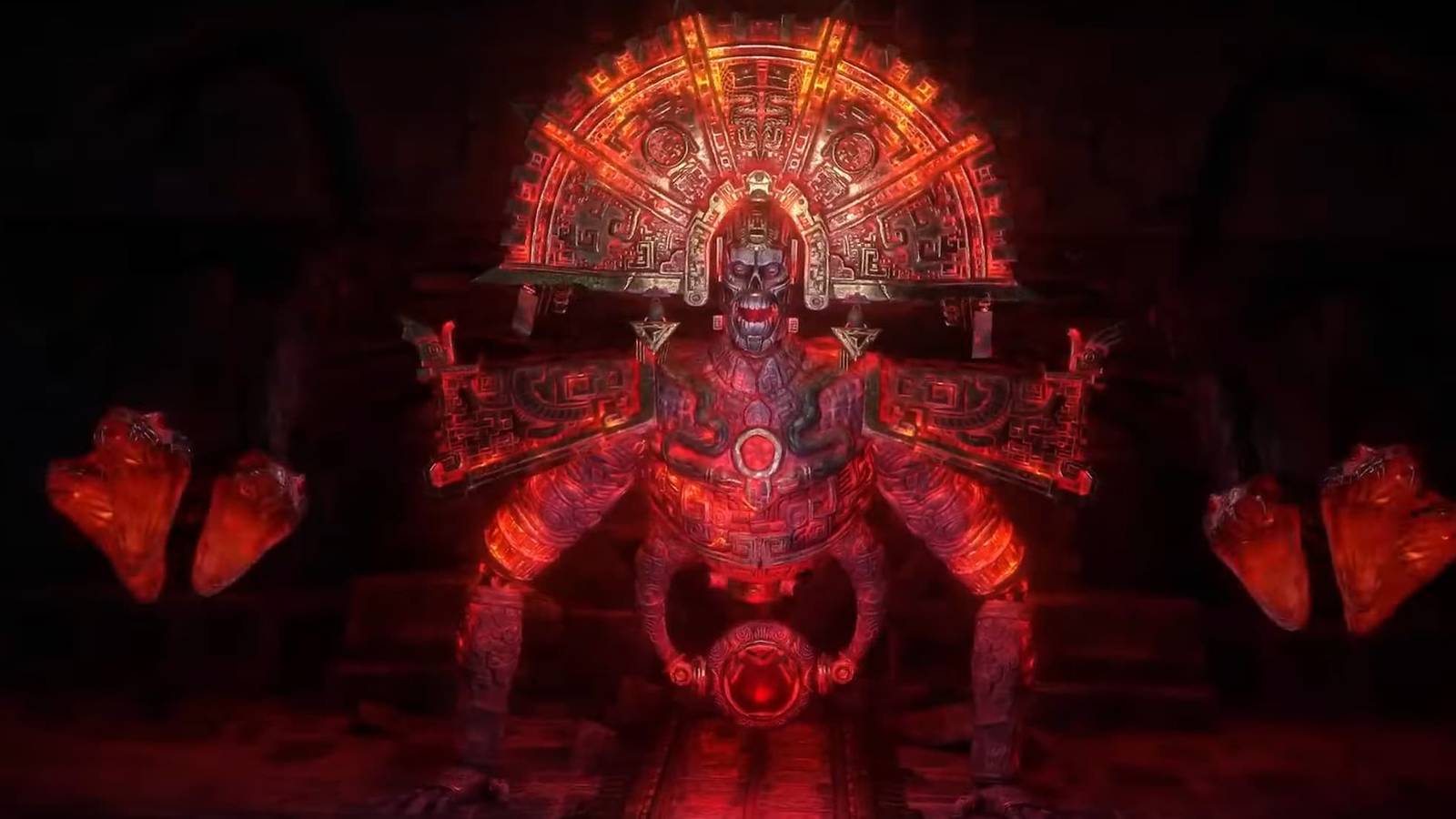 Zicoatl boss in PoE 2