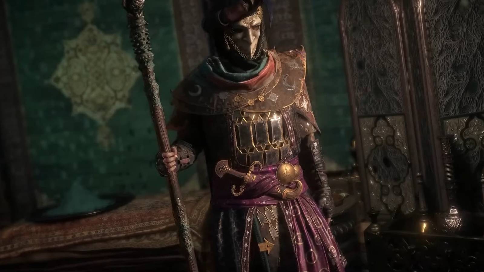Monk with gear from PoE 2's second act