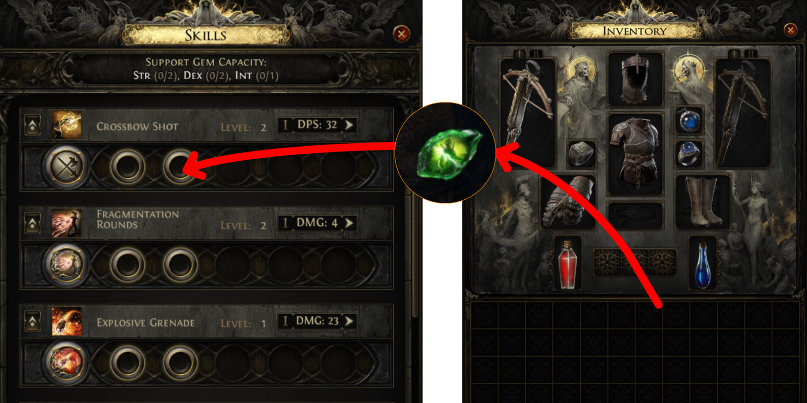 Poe Support Path of Exile 2: How To Equip Support Gems