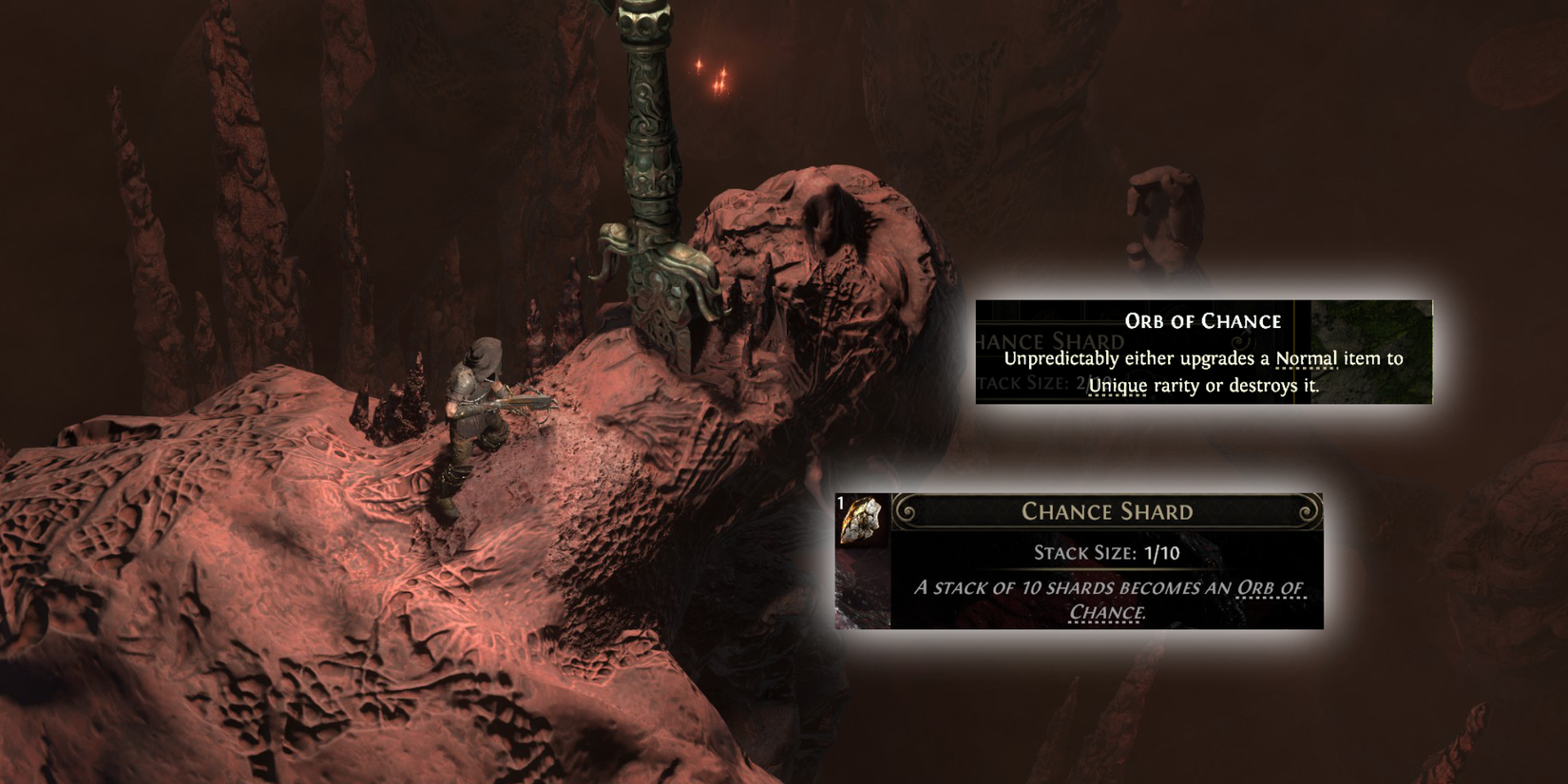 Path of Exile 2 Uniques Farm Unique Items PoE Gambling Chance Shard Orb of Chance PoE 2